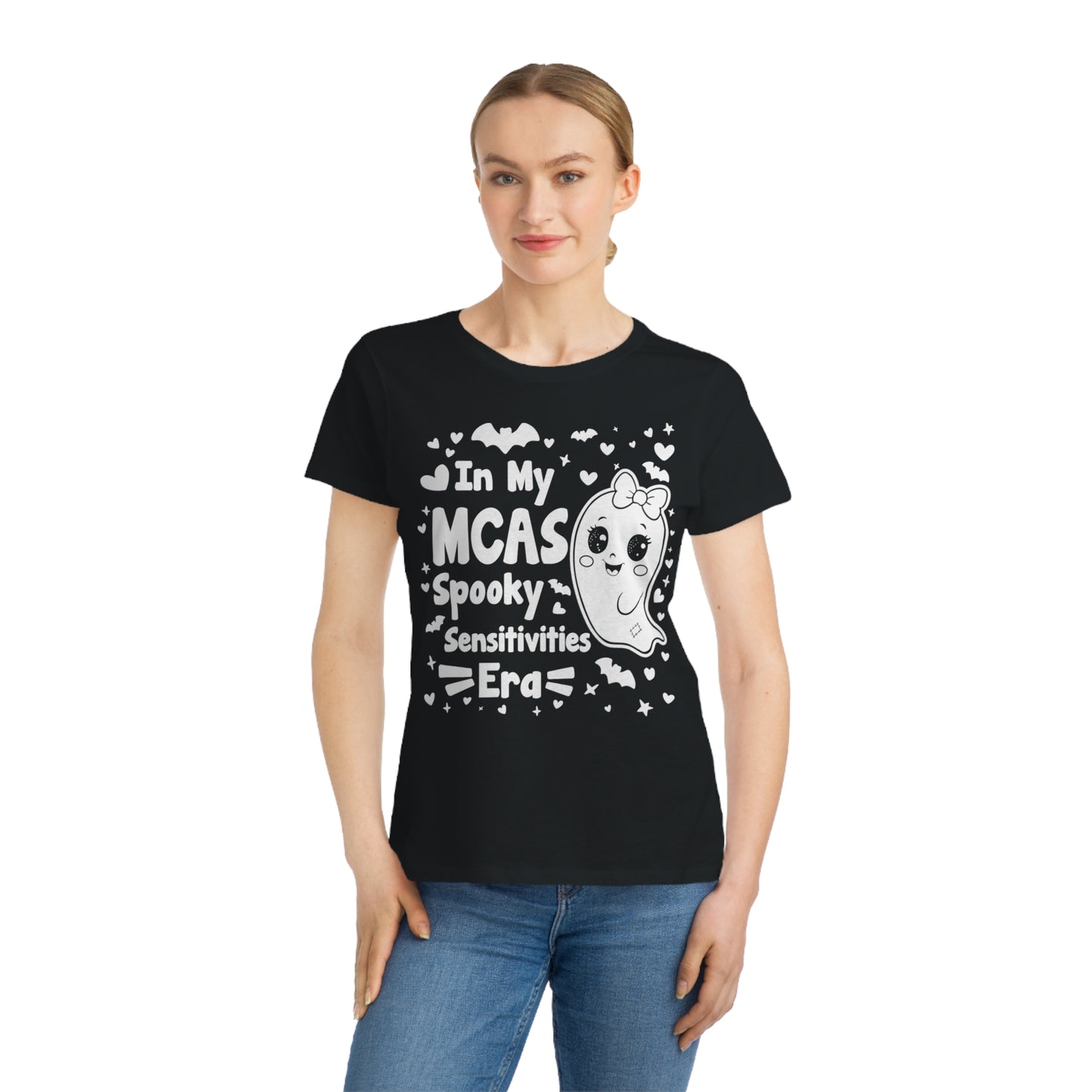 In My MCAS Spooky Sensitivities Era, Organic Women's Classic T-Shirt, Printed