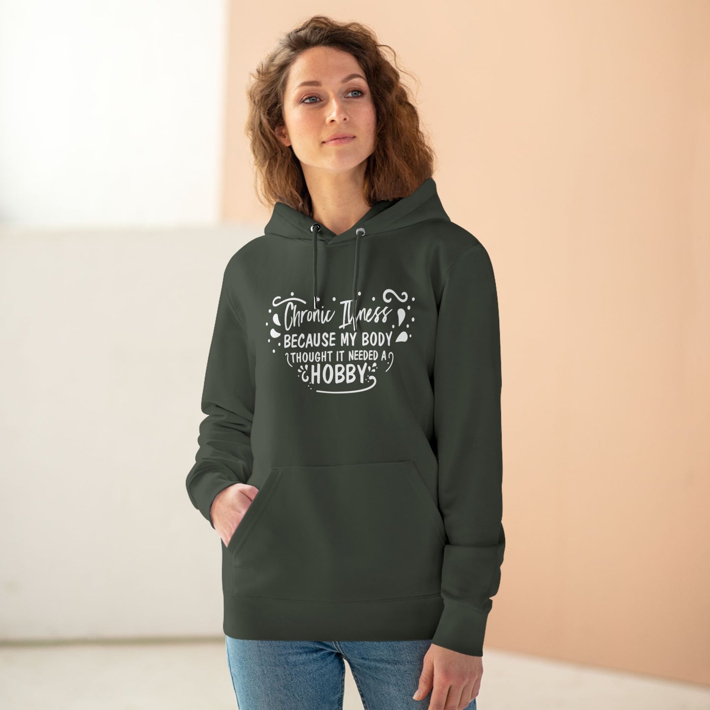 My Body Thought it Needed a Hobby | Unisex Heavy Blend Organic Hoodie Sweatshirt