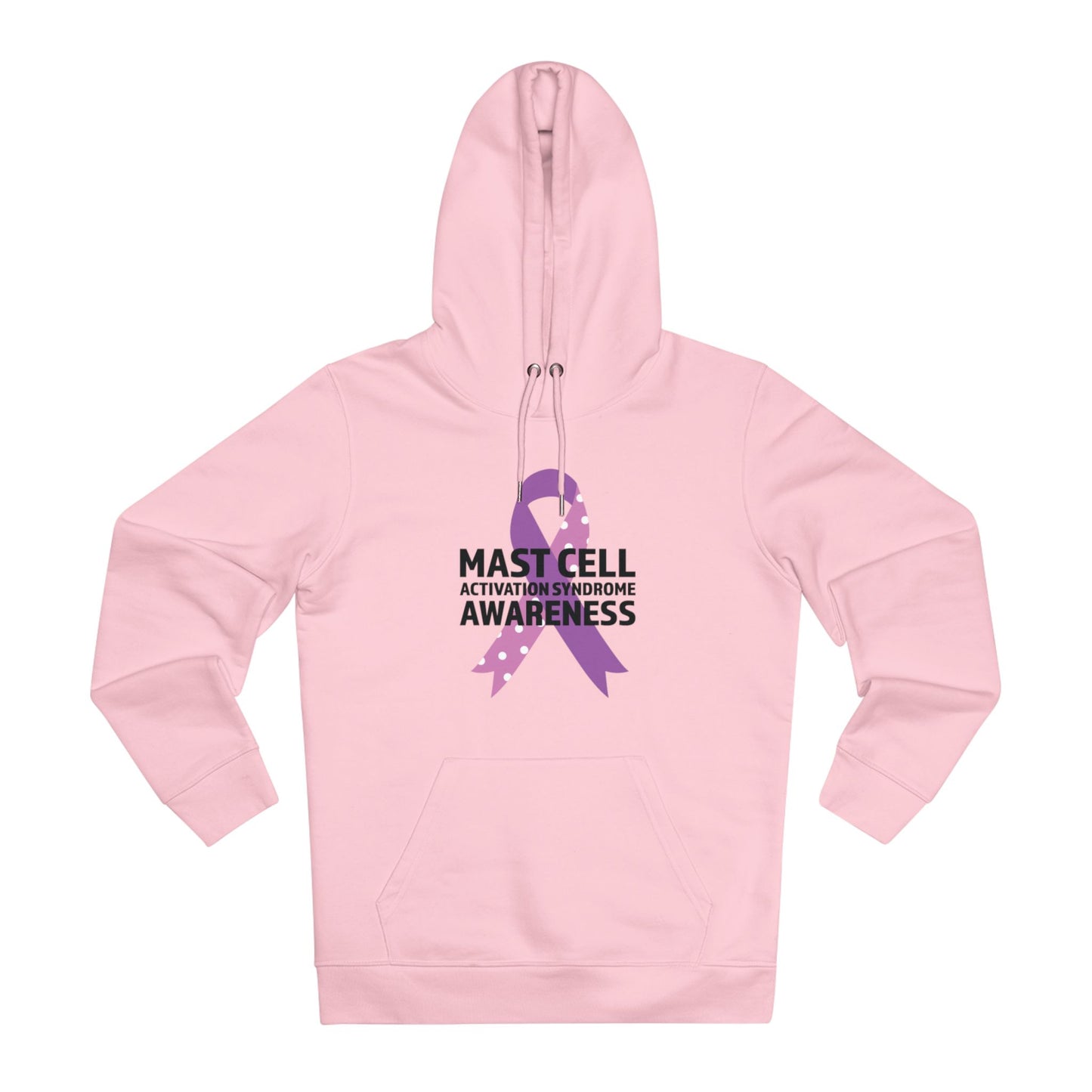 Awareness Ribbon - MCAS in Pastel Aesthetic | Unisex Heavy Blend Organic Hoodie Sweatshirt