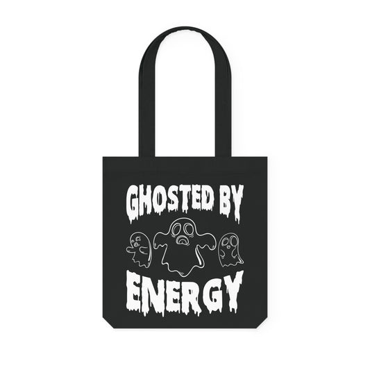 Ghosted by Energy with Spooky Ghosts, Organic Tote, Printed