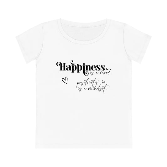 Happiness is a Mood, Women's Jazzer T-shirt (Light), Printed