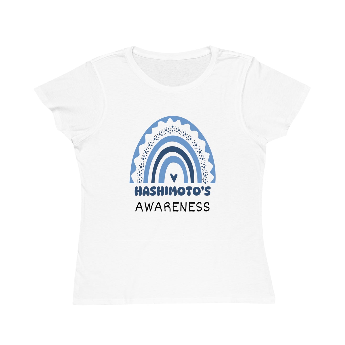 Hashimoto’s Big Awareness Rainbow | Women's Lightweight, Organic Classic T-shirt