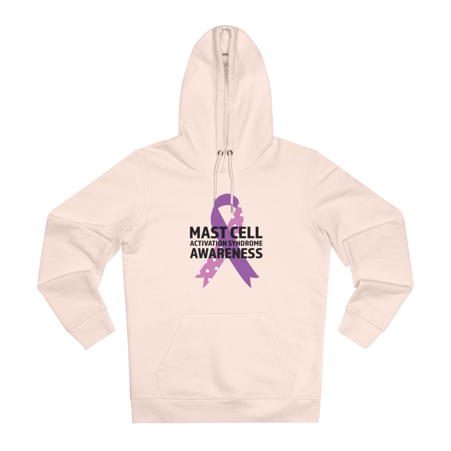 Awareness Ribbon - MCAS in Pastel Aesthetic | Unisex Heavy Blend Organic Hoodie Sweatshirt