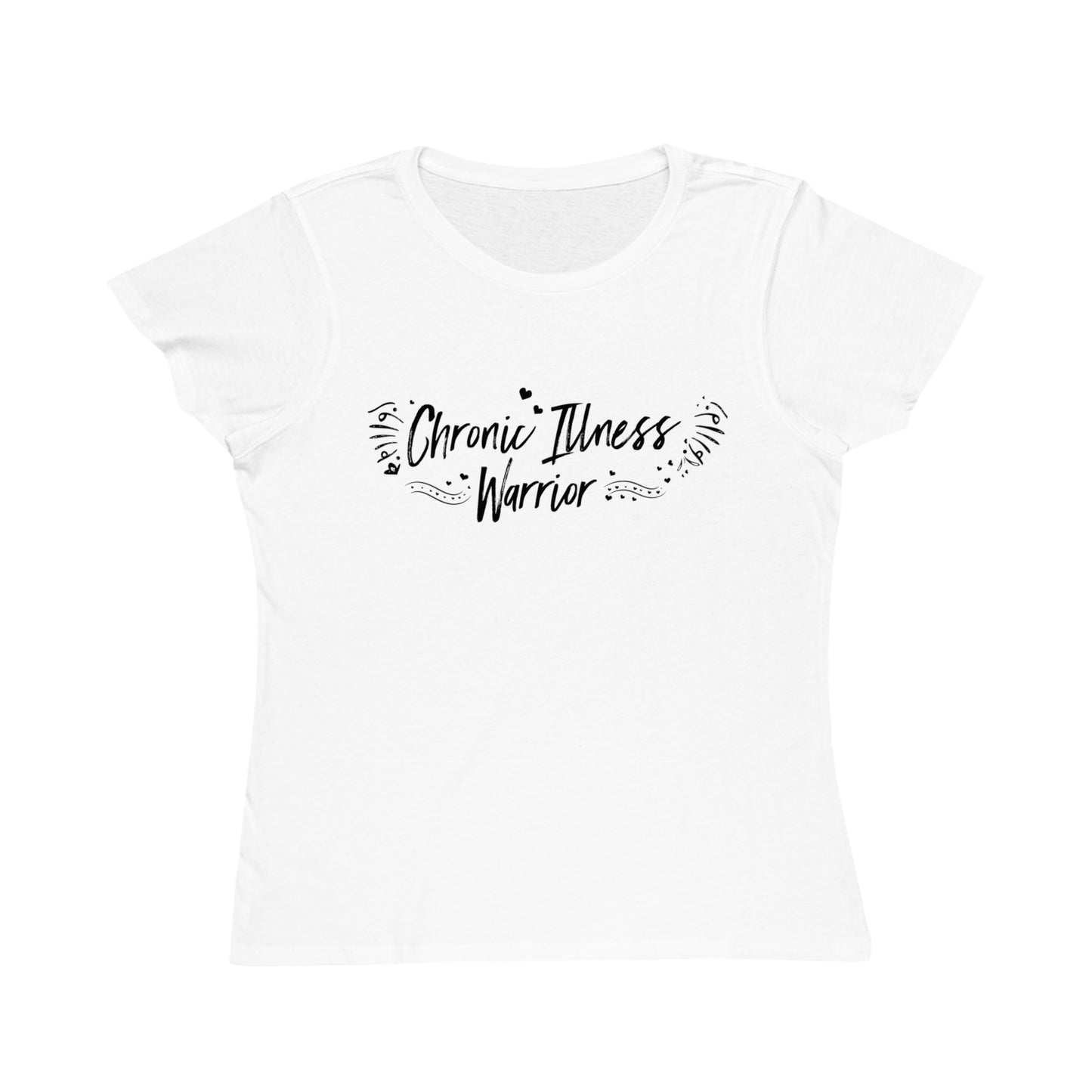 Chronic Illness Warrior, Organic Women's Classic T-Shirt, Printed