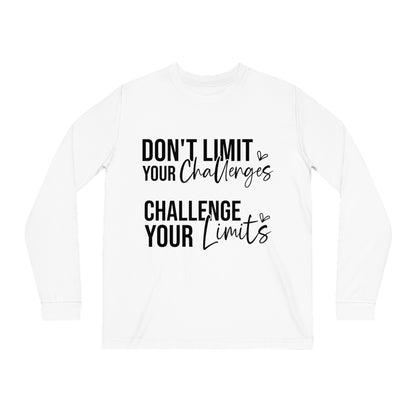 Don't Limit Your Challenges, Unisex Organic Long Sleeve Tee, Printed