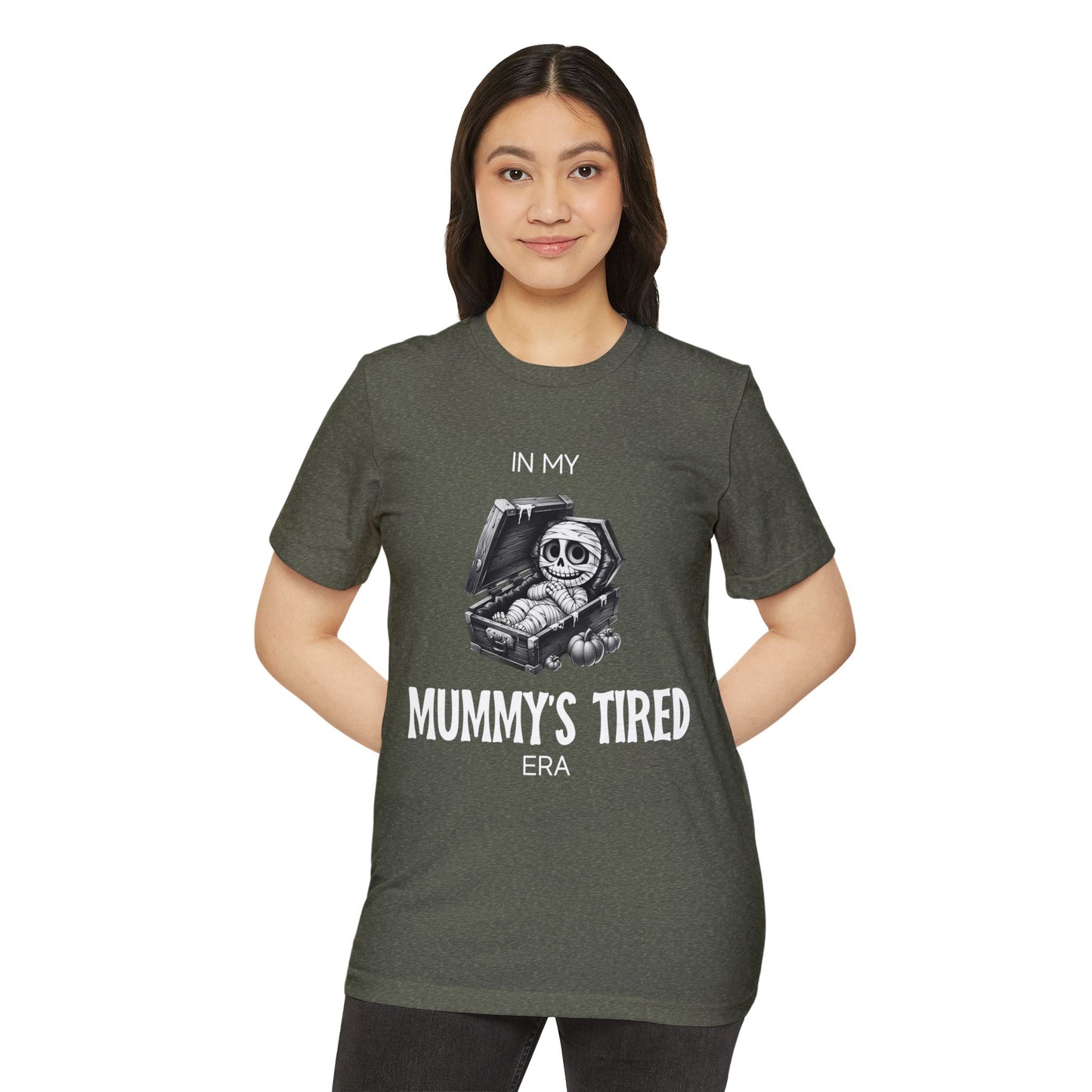 In My Mummy’s Tired Era, Unisex Organic Cotton T-shirt, Printed