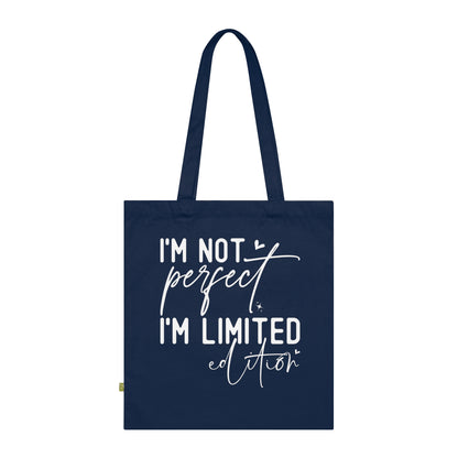 I'm Not Perfect, Organic Tote (Colorful), Printed