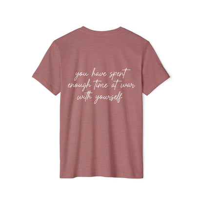 Just Breathe, Unisex Organic Cotton T-shirt, Printed