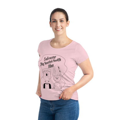 Embracing My Haunted Health Vibes, Women's Jazzer T-shirt (Light), Printed