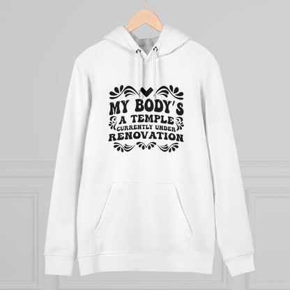 My Body's A Temple... in Pastel Aesthetic | Unisex Heavy Blend Organic Hoodie Sweatshirt