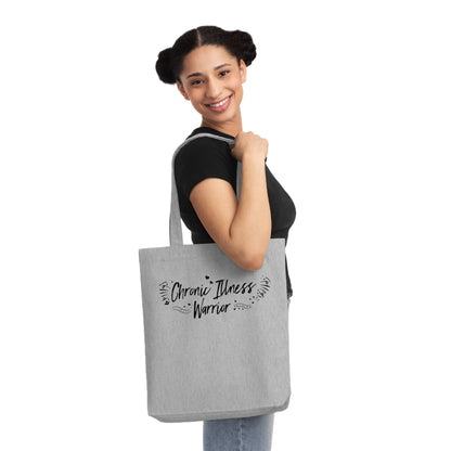 Chronic Illness Warrior, Organic Tote, Printed