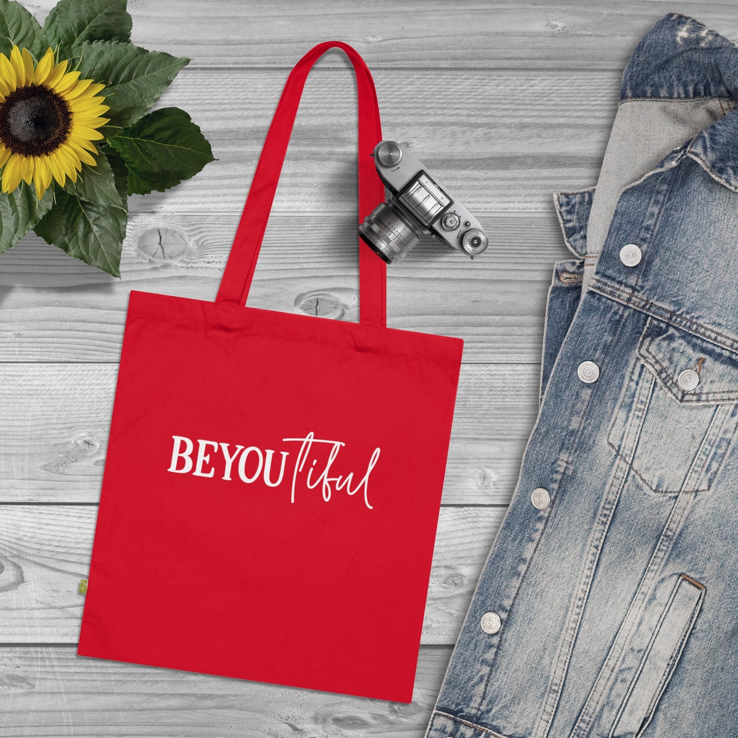 BeYOUtiful, Organic Tote (Colorful)