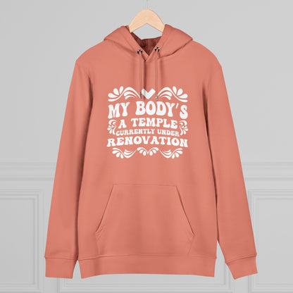 My Body's A Temple... | Unisex Heavy Blend Organic Hoodie Sweatshirt