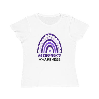 Alzheimer's Disease Big Awareness Rainbow | Women's Lightweight, Organic Classic T-shirt