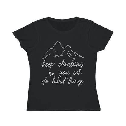 Keep Climbing, Organic Women's Classic T-Shirt, Printed