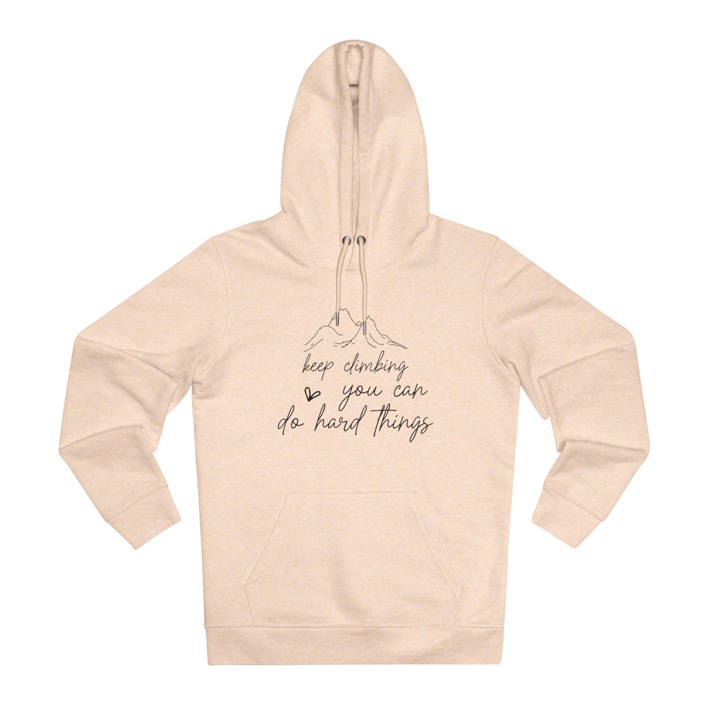 Keep Climbing in Pastel Aesthetic | Unisex Heavy Blend Organic Hoodie Sweatshirt