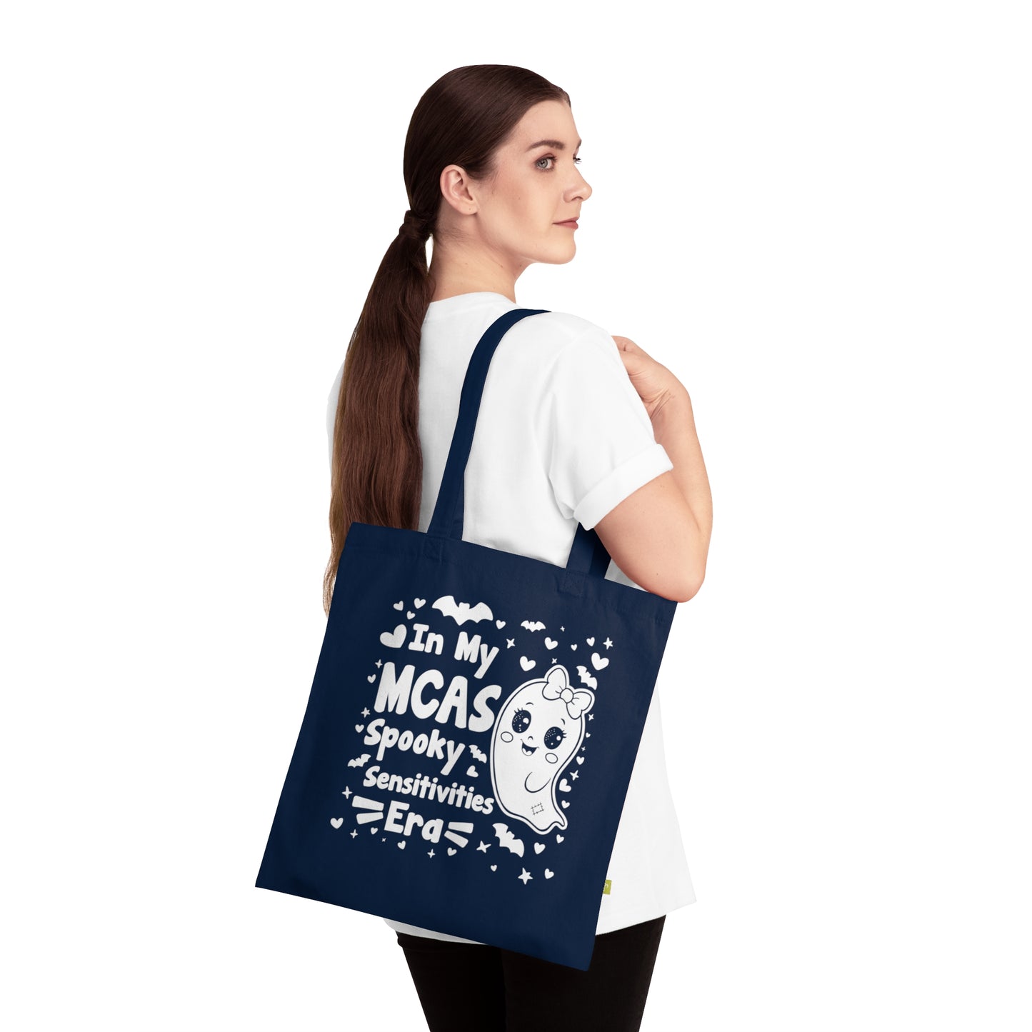 In My MCAS Spooky Sensitivities Era, Organic Tote (Colorful), Printed