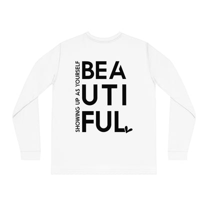 BeYOUtiful, Unisex Organic Long Sleeve Tee, Printed