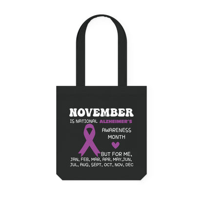 Awareness Month - Alzheimer's, Organic Tote, Printed