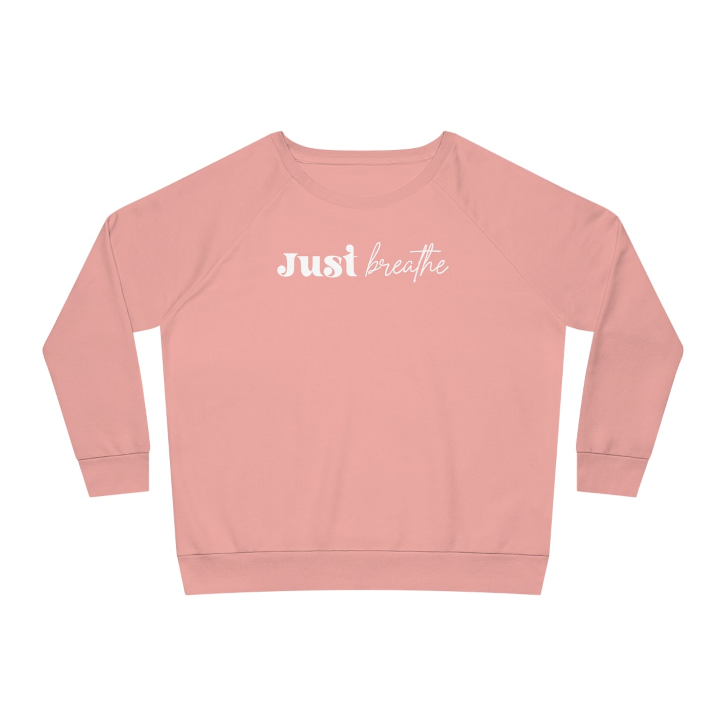 Just Breathe, Women's Dazzler Relaxed Organic Fit Sweatshirt, Printed