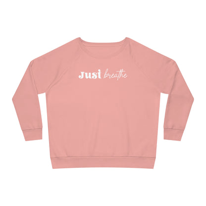 Just Breathe, Women's Dazzler Relaxed Organic Fit Sweatshirt, Printed