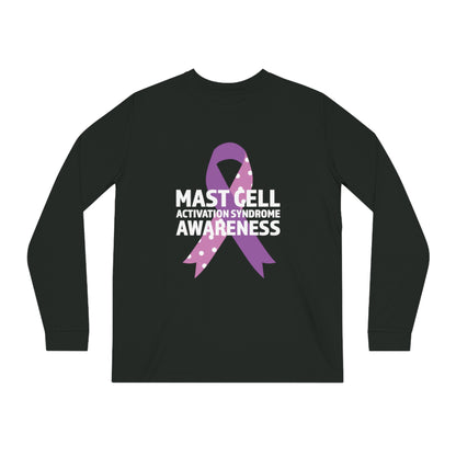 Awareness Ribbon - Mast Cell Activation Syndrome, Unisex Organic Long Sleeve Tee, Printed