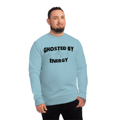 Ghosted by Energy with Spooky Ghosts, Unisex Organic Sweatshirt, Printed