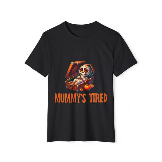 In My Mummy’s Tired Era, Unisex Organic Cotton T-shirt (Colorful), Printed