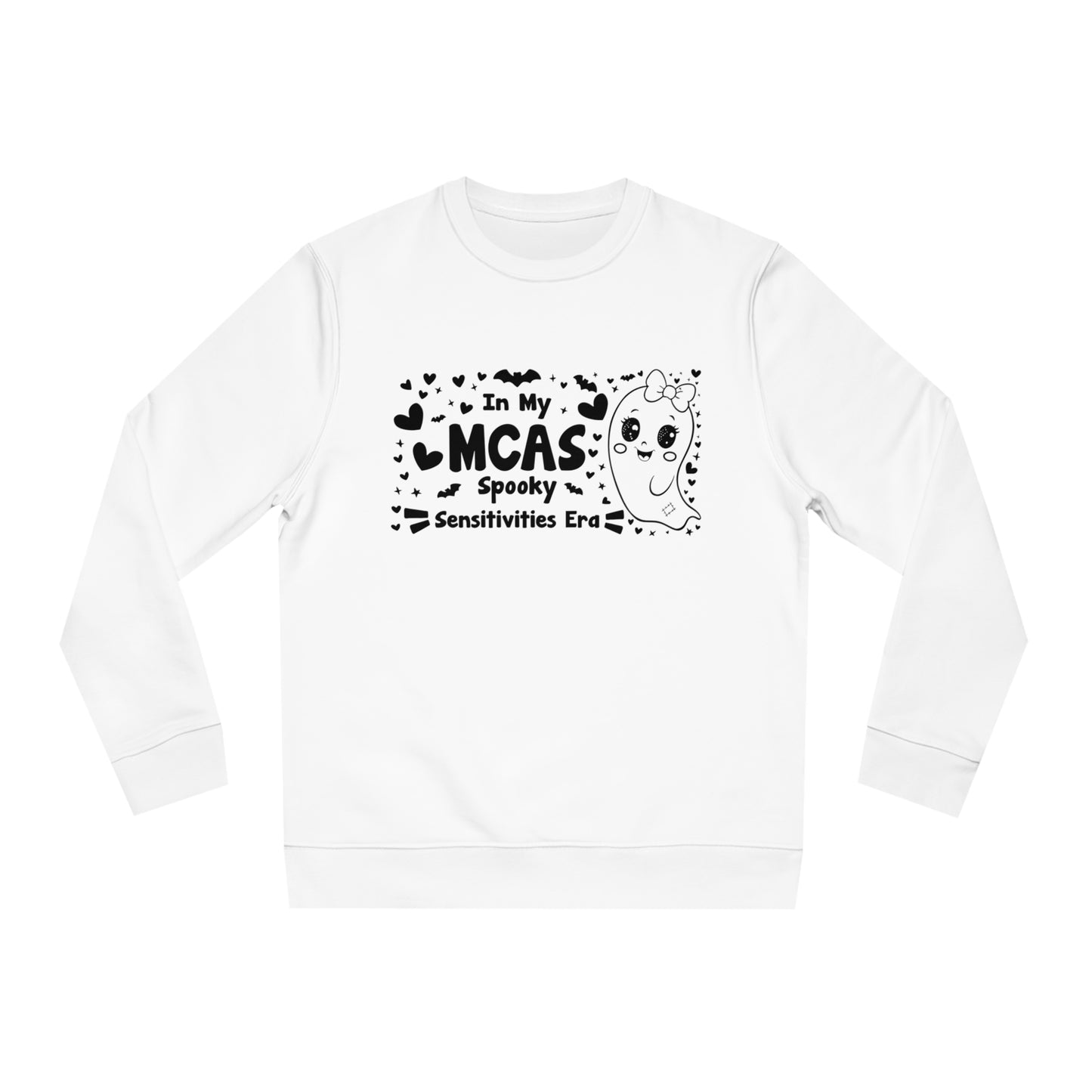 In My MCAS Spooky Sensitivities Era, Unisex Organic Sweatshirt, Printed