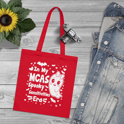 In My MCAS Spooky Sensitivities Era, Organic Tote (Colorful), Printed