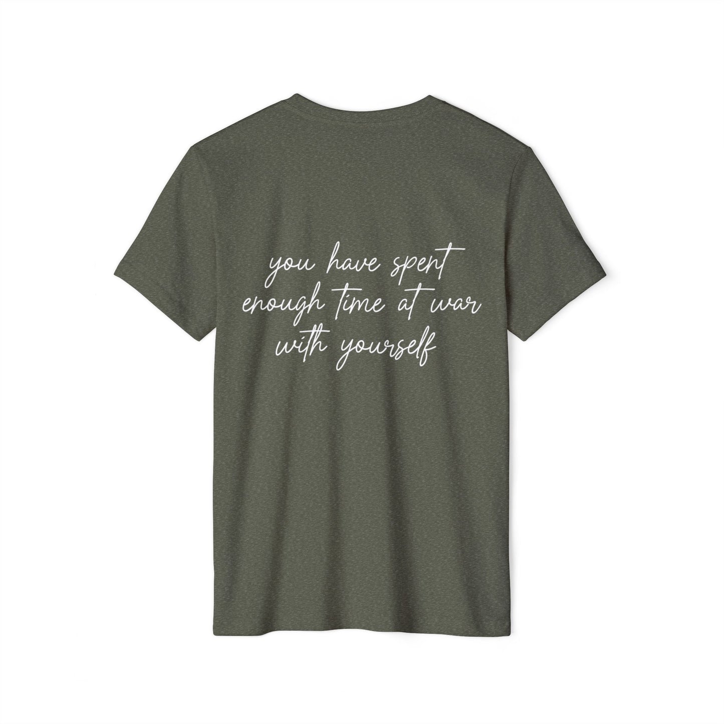 Just Breathe, Unisex Organic Cotton T-shirt, Printed