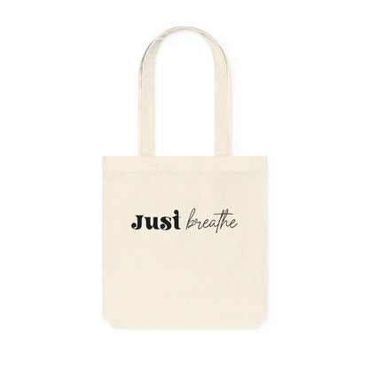 Just Breathe, Organic Tote, Printed