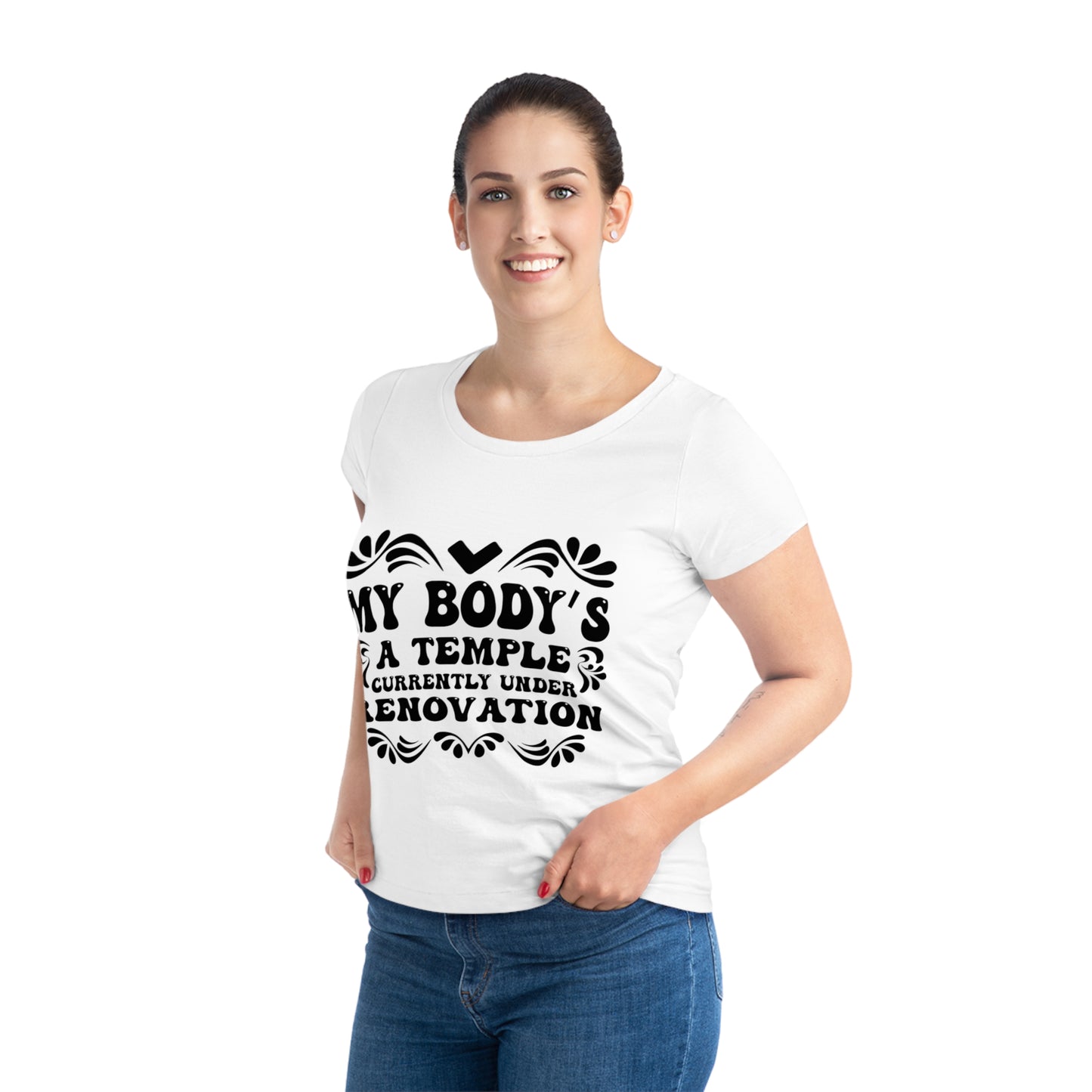 My Body's A Temple..., Women's Jazzer T-shirt (Light), Printed