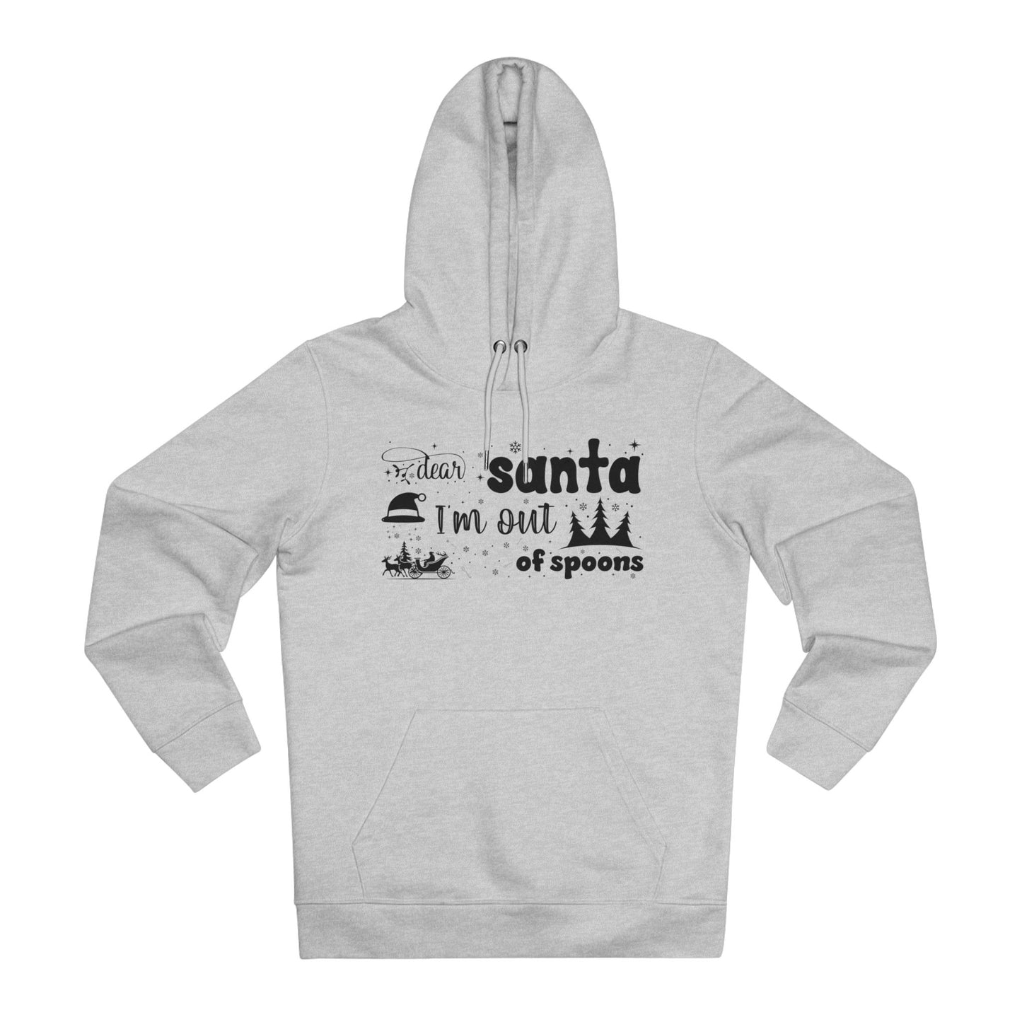 Dear Santa, I’m Out of Spoons | Unisex Heavy Blend Organic Hoodie Sweatshirt