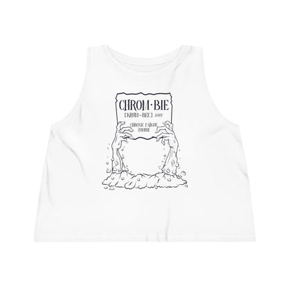 Chrombie, Women's Dancer Cropped Tank Top, Printed