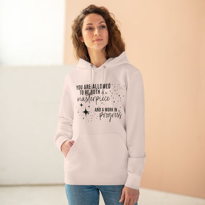 Masterpiece Work in Progress in Pastel Aesthetic | Unisex Heavy Blend Organic Hoodie Sweatshirt