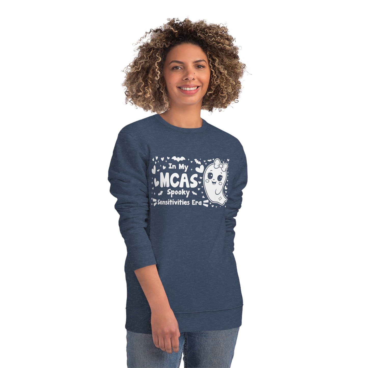 In My MCAS Spooky Sensitivities Era, Unisex Organic Sweatshirt, Printed