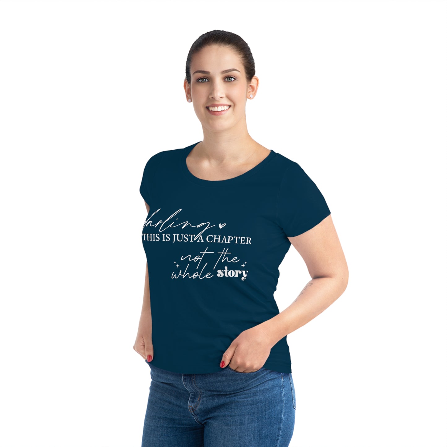 Darling This is Just a Chapter, Women's Jazzer T-shirt (Dark), Printed