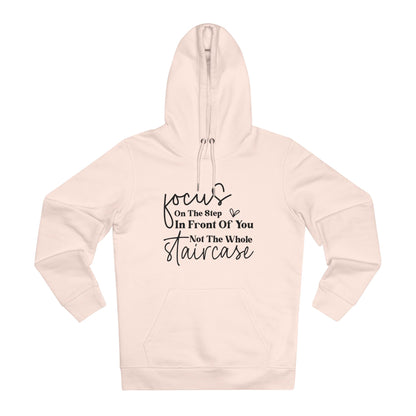 Focus On the Step in Front of You in Pastel Aesthetic | Unisex Heavy Blend Organic Hoodie Sweatshirt