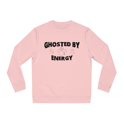 Ghosted by Energy with Spooky Ghosts, Unisex Organic Sweatshirt, Printed