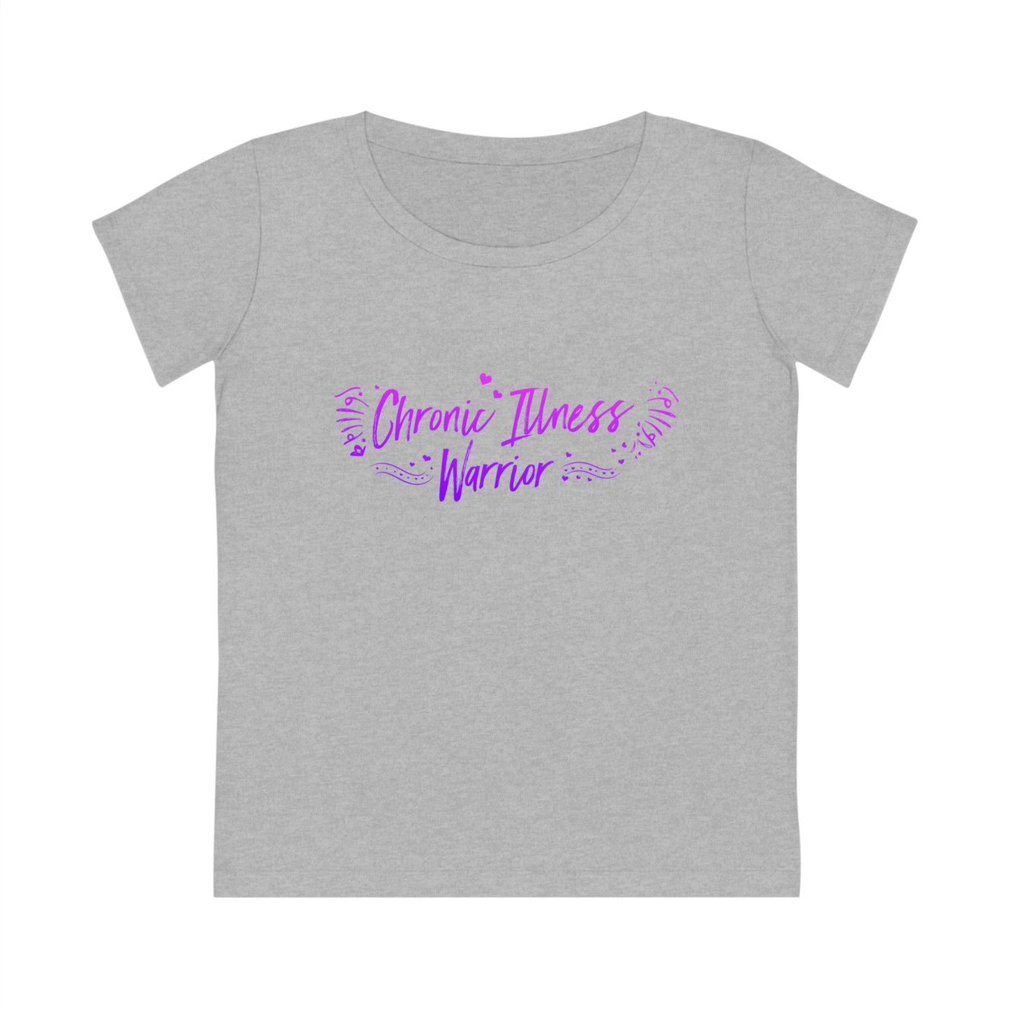 Chronic Illness Warrior, Women's Jazzer T-shirt (Dark), Printed