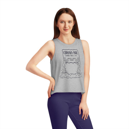 Chrombie, Women's Dancer Cropped Tank Top, Printed