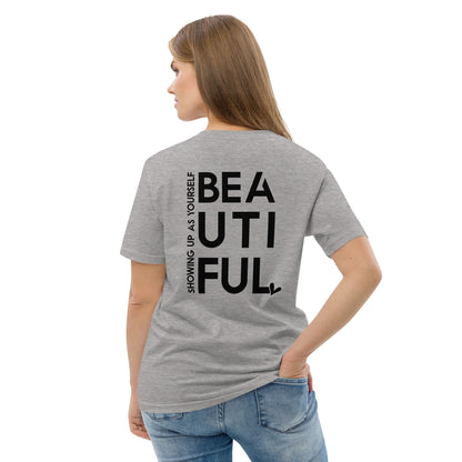 BeYouTiful, Unisex Organic Cotton T-Shirt (Classic), Embroidered