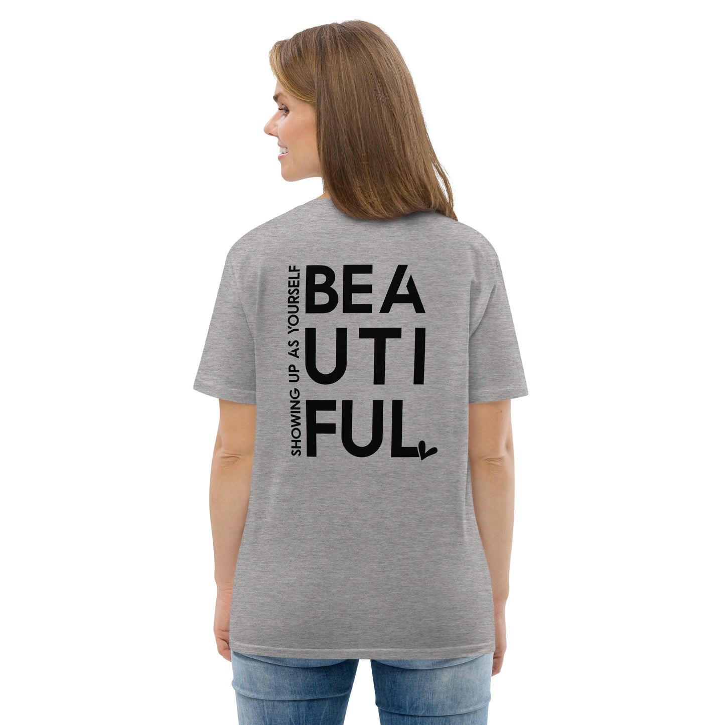 BeYouTiful, Unisex Organic Cotton T-Shirt (Classic), Embroidered