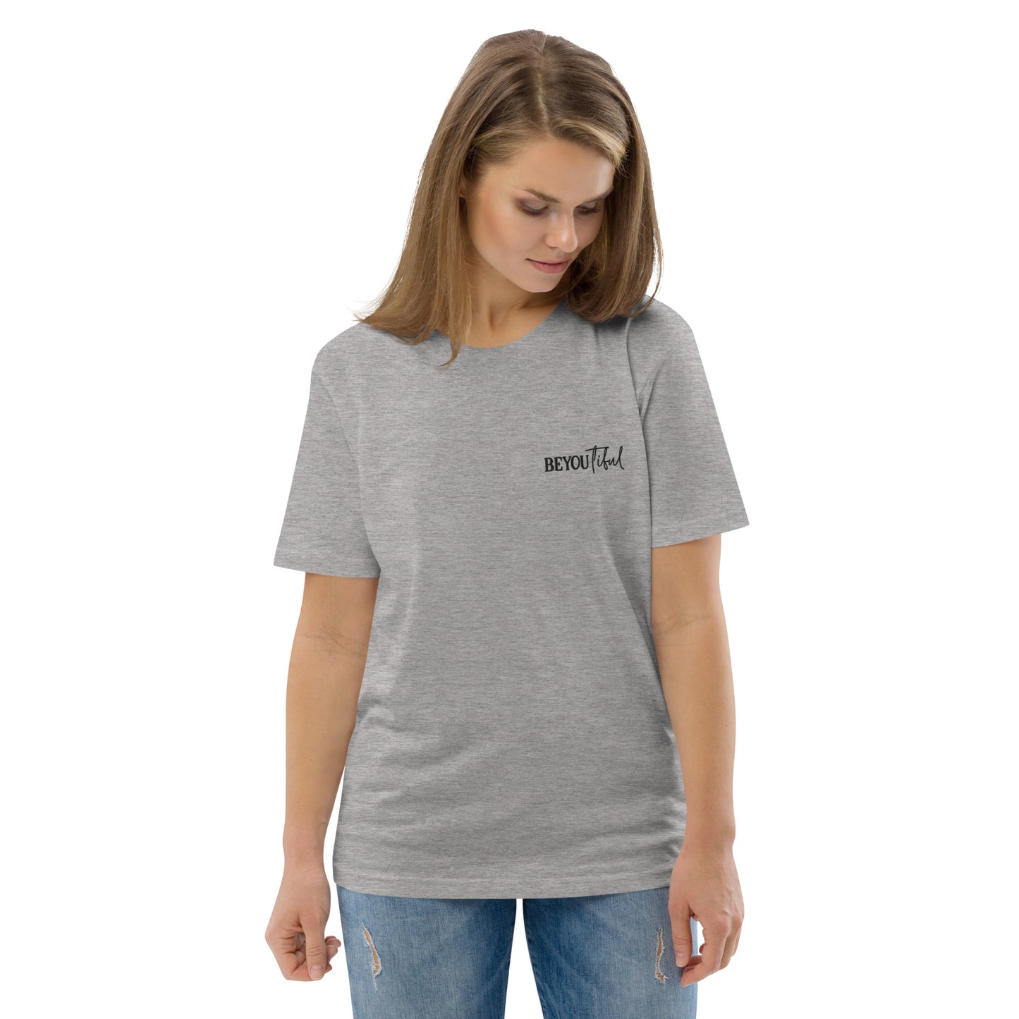 BeYouTiful, Unisex Organic Cotton T-Shirt (Classic), Embroidered