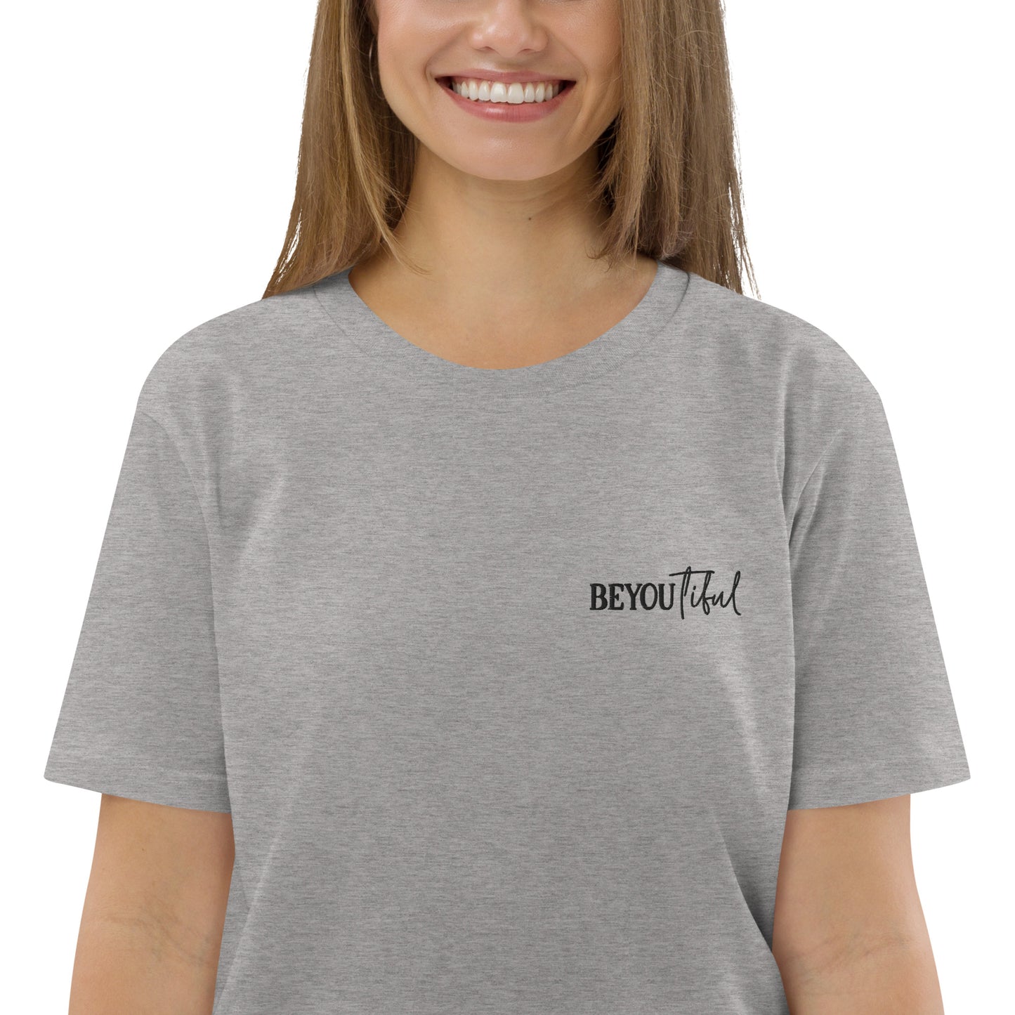 BeYouTiful, Unisex Organic Cotton T-Shirt (Classic), Embroidered