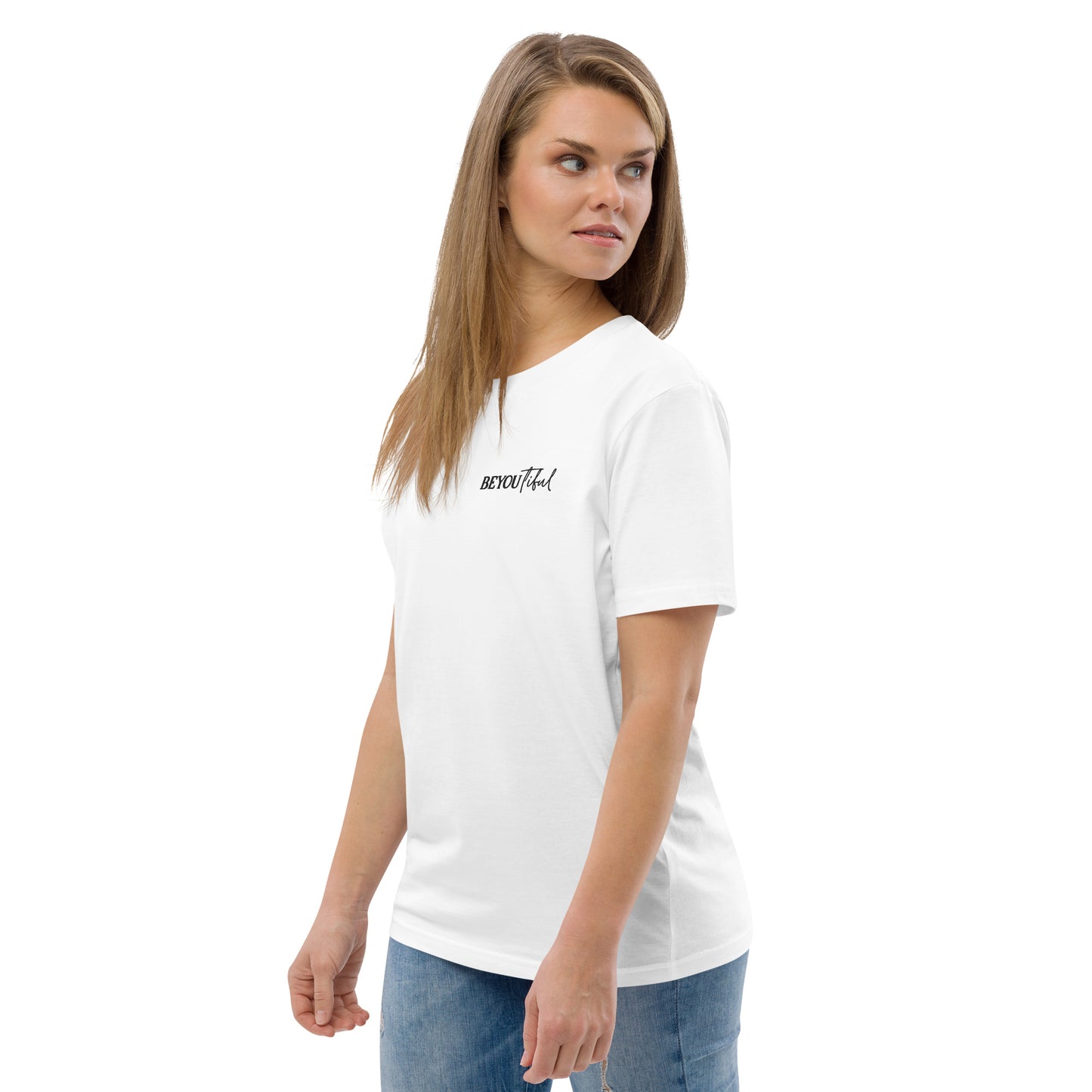 BeYouTiful, Unisex Organic Cotton T-Shirt (Classic), Embroidered